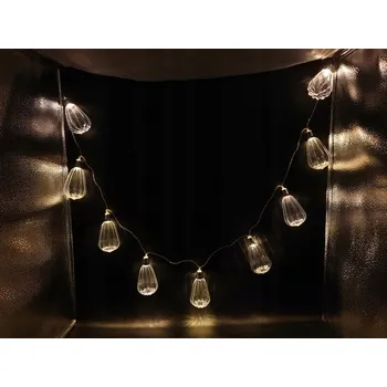 Vánoční dekorace Světelný řetěz Smukee 135 cm na baterie, bílý