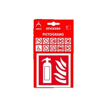 samolepka Ing. Libor Macalík - ARCH Informační samolepka - Hasicí pŕístroj