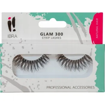Umělé řasy Ibra Glam 300 Black Umělé řasy na pásku