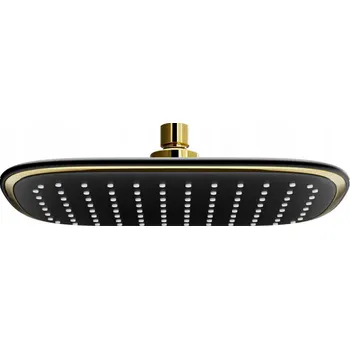 Sprchová hlavice Mexen D-49 sprchová hlavice 25x19 cm, černá/zlatá - 79749-75 Sprchové hlavice