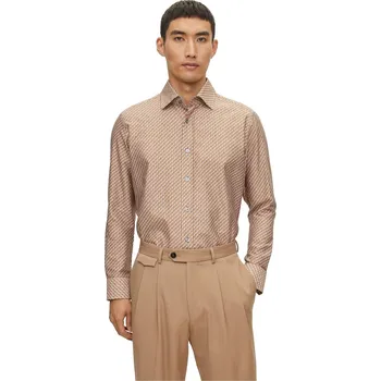 Pánská košile Košile Boss Beige 1174676 3XL