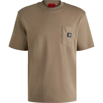 Pánská móda Tričko Hugo Med Brown 219 1175656 XL