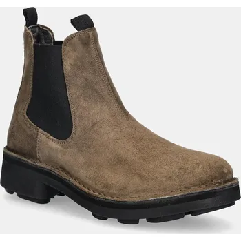 Pánské tenisky Semišové kotníkové boty Fly London NOLL127FLY P211127005 hnědá 88X, EUR 44