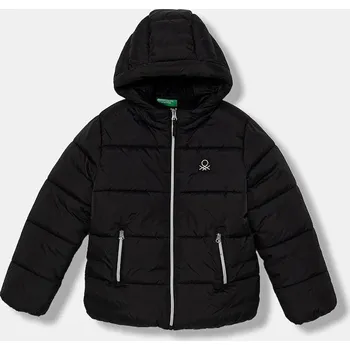 Dětská bunda United Colors of Benetton 2LETCN04Y.G.reproposed černá 99X, vel. 120