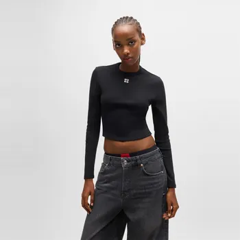 Dámské oblečení Tričko Hugo Black 1176148 XL