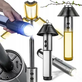 Svítilna Turistická lampa Verk Group dobíjecí LED 10 W voděodolná