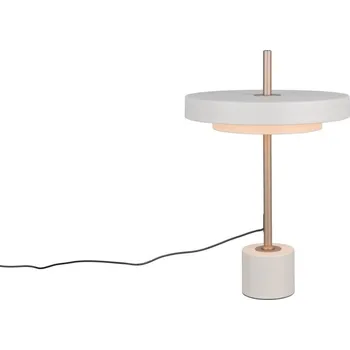 Lampička Trio T540210176 LED stolní lampička KEATON | 12W integrovaný LED zdroj | 1x1400lm | 2300+3000+4000K | s vypínačem | stmívač | šedá + sada - Trio LED žárovka 2x10W | E27 | 3000K | 806lm