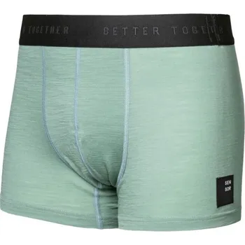 Boxerky SENSOR MERINO CORDURA pánské trenky basil green - M