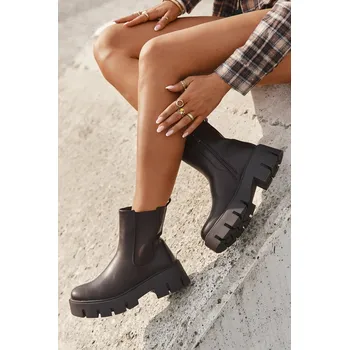 Dámské kozačky Dámské šněrovací boty Fivienne teplé ekologická kůže Barva: Béžová, Velikost: 40