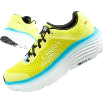 Pánské tenisky Skechers Max Cushioning pánská sportovní běžecká obuv light lime green 45.5