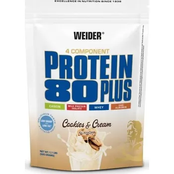 Fitness strava Protein 80 Plus - Weider cookies & krém 500 g