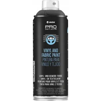 Barva ve spreji Mtn PRO Sprej na Kůži Volantu Čalounění Interiéru Auta 400ml Tmavě Šedá