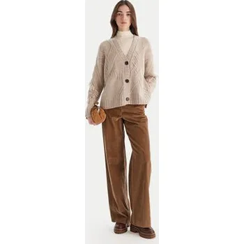 Dámský svetr Weekend Max Mara Kardigan Stallo 2525346052 Béžová Regular Fit M