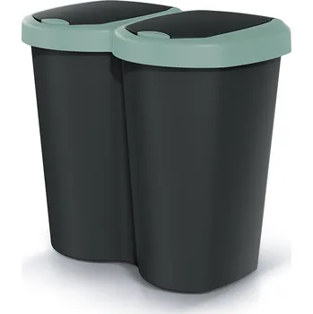Odpadkový koš Odpadkový koš nástěnný 40L zelený Compacta B Duo NDBS40-5575C_S411