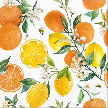 Ubrousky PAW L 33x33cm Citrus with bees