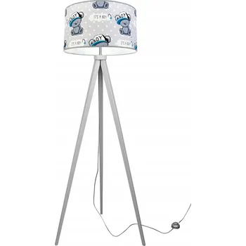 Stojací lampa LAMPA TROJNOŽKOVÁ LOFTOVÁ DĚTSKÁ STÍNIDLO VZOR LED