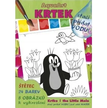 omalovánky Omalovánka A4 Akim AquaArt - stačí přidat vodu! - Krtek 2