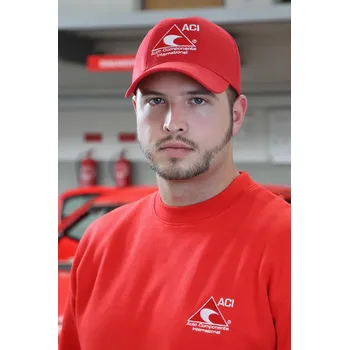 Čepice s kšiltem - baseball červená ACI 2H320334