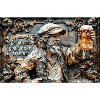 Obraz Cedule Drink good - good beer friends