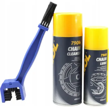 Motokosmetika Sada Mazivo pro čisticí řetěz Kartáč Mannol