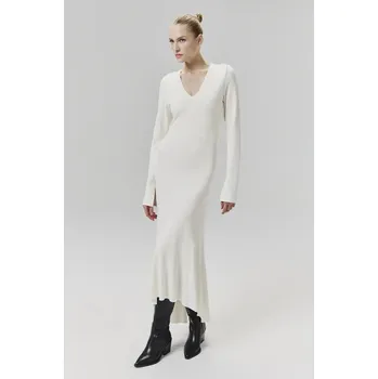 Dámské šaty Šaty Answear.LAB béžová barva, midi WA24.SUD00A 01X, vel. XL