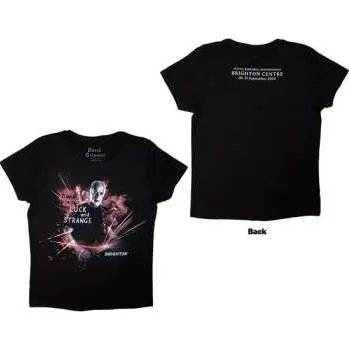 Pánské tričko David Gilmour: David Gilmour Ladies T-shirt: Luck & Strange Brighton (black) (back Print & Ex-tour) (large) L