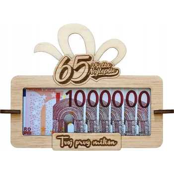 Obraz Tabulka na peníze Tvůj první milion k 65