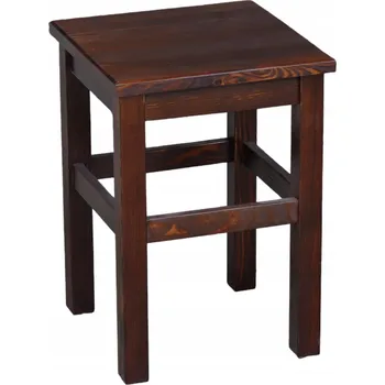 Stolička Taburet Metdrew ořech, výška 45 cm