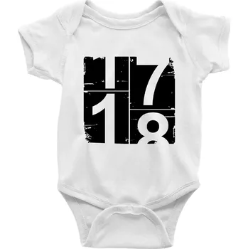 Kojenecký body Tachometr 18 - Body kojenecké s krátkým rukávem - Krátký r. do 3 měs ( Bílá )