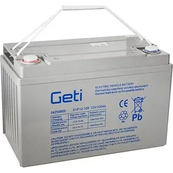 Baterie olověná 12V 100Ah GETI pro elektromotory 04250689