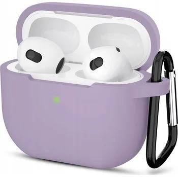 Příslušenství pro sluchátka Ultra tenké Pouzdro pro Apple AirPods 3 - Fialové