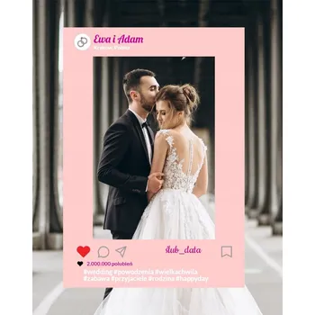 Rám na obraz Rámeček SVATEBNÍ HOSTINA SVATBA fotorámeček