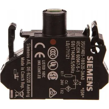 Stykač Sirius ACT LED blok 24V AC/DC červený