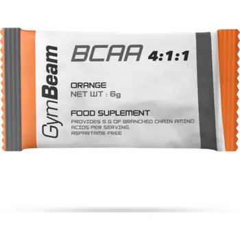 Fitness strava Vzorek BCAA 4:1:1 Instant - GymBeam pomeranč 1000 x 6 g