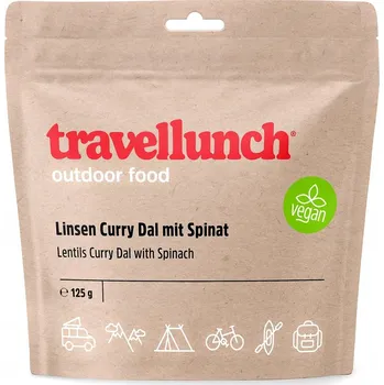 Lyofilizované jídlo Travellunch Čočka Curry Dal se špenátem (jedna porce) 450g