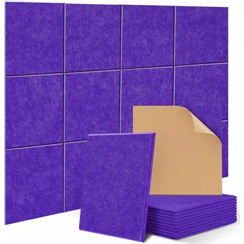 akustická pěna AKUSTICKÉ PANELY FIALOVÉ 30X30X1 SAMOLEPICÍ ODHLUČNĚNÍ IZOLACE