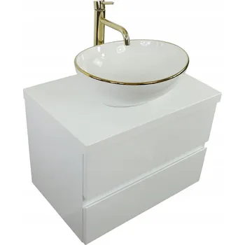 Koupelnový nábytek KOUPELNOVÁ SKŘÍŇKA S TLUSTOU MDF DESKOU! 50 CM VYSOKÝ LESK