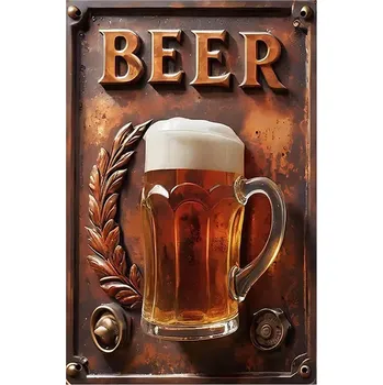 Obraz Cedule Beer glass