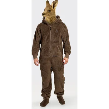 Dámský overall Dupačky teddy dusty taupe XXS - hnědá
