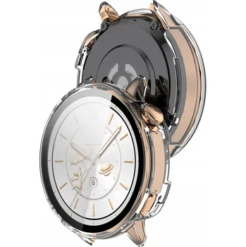 Pouzdro na mobilní telefon Pouzdro s vestavěným sklem Bizon pro OnePlus Watch 3 43 mm, pouzdro na hodinky