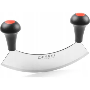 Kuchyňský nůž NŮŽ SEKÁČEK NA BYLINKY JEDNOBŘITÝ NEREZOVÝ HENDI