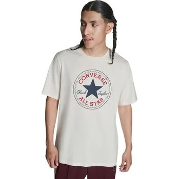 Pánské tričko tričko Converse Chuck Patch/CVM5T459 - WHT/White 10A XXL