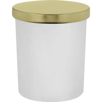 Sklenice Sklenice na svíčky saténová 200 ml se zlatým víčkem - 90 kusů