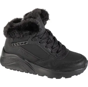 Chlapecké tenisky Skechers Uno Lite - Comfurt Collar 310396L-BBK Black 28 33