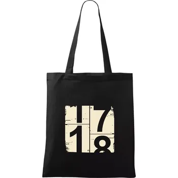 Tachometr 18 - Taška bavlněná - 42 x 38 cm ( Černá )