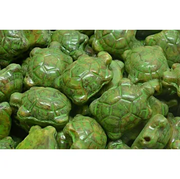 Korálek Korálky želva č.5811 (19x14mm)