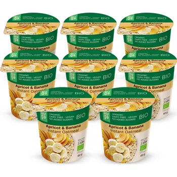 Protein BIO Celozrnná ovesná kaše - Auga meruňka banán 8 x 60 g
