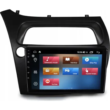 GPS navigace GPS NAVIGACE RÁDIO HONDA CIVIC UFO 2006-2012 ANDROID Kompletní sada!