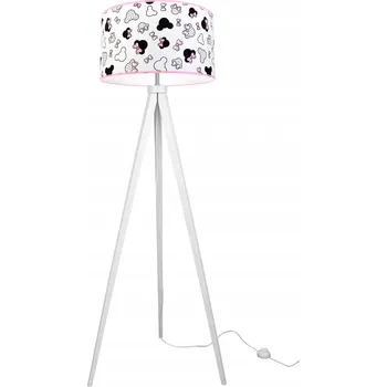 Stojací lampa LAMPA TROJNOŽKOVÁ LOFTOVÁ DĚTSKÁ STÍNIDLO VZOR LED