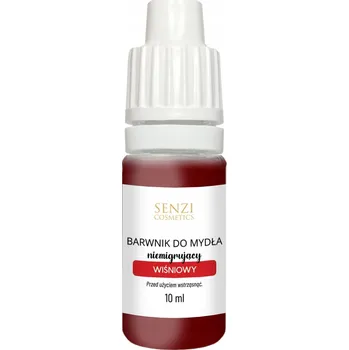 Mýdlo Nemigrující tekuté barvivo do mýdla z glycerínové báze VIŠŇOVÉ 10 ml